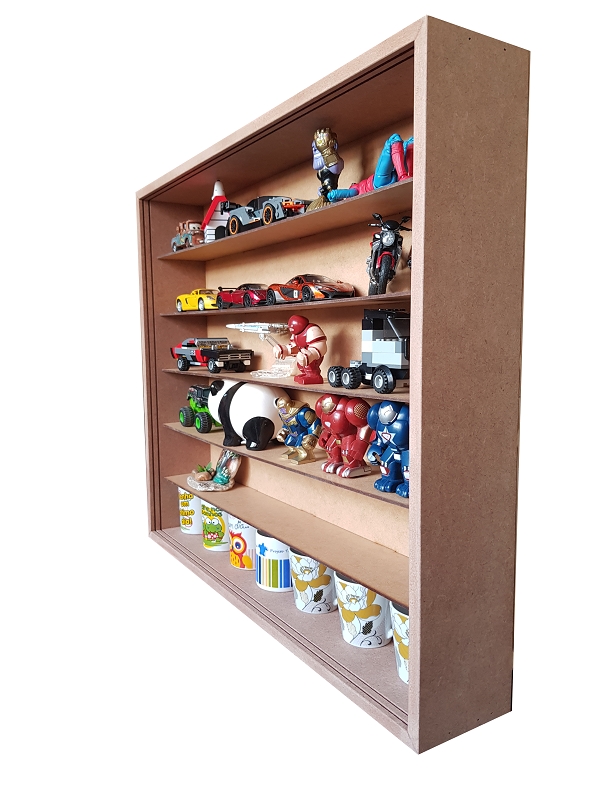 Expositor Para Miniaturas Carrinhos Roma Cru
