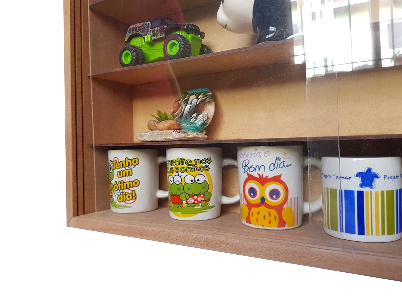 Expositor Para Miniaturas Carrinhos Roma Cru