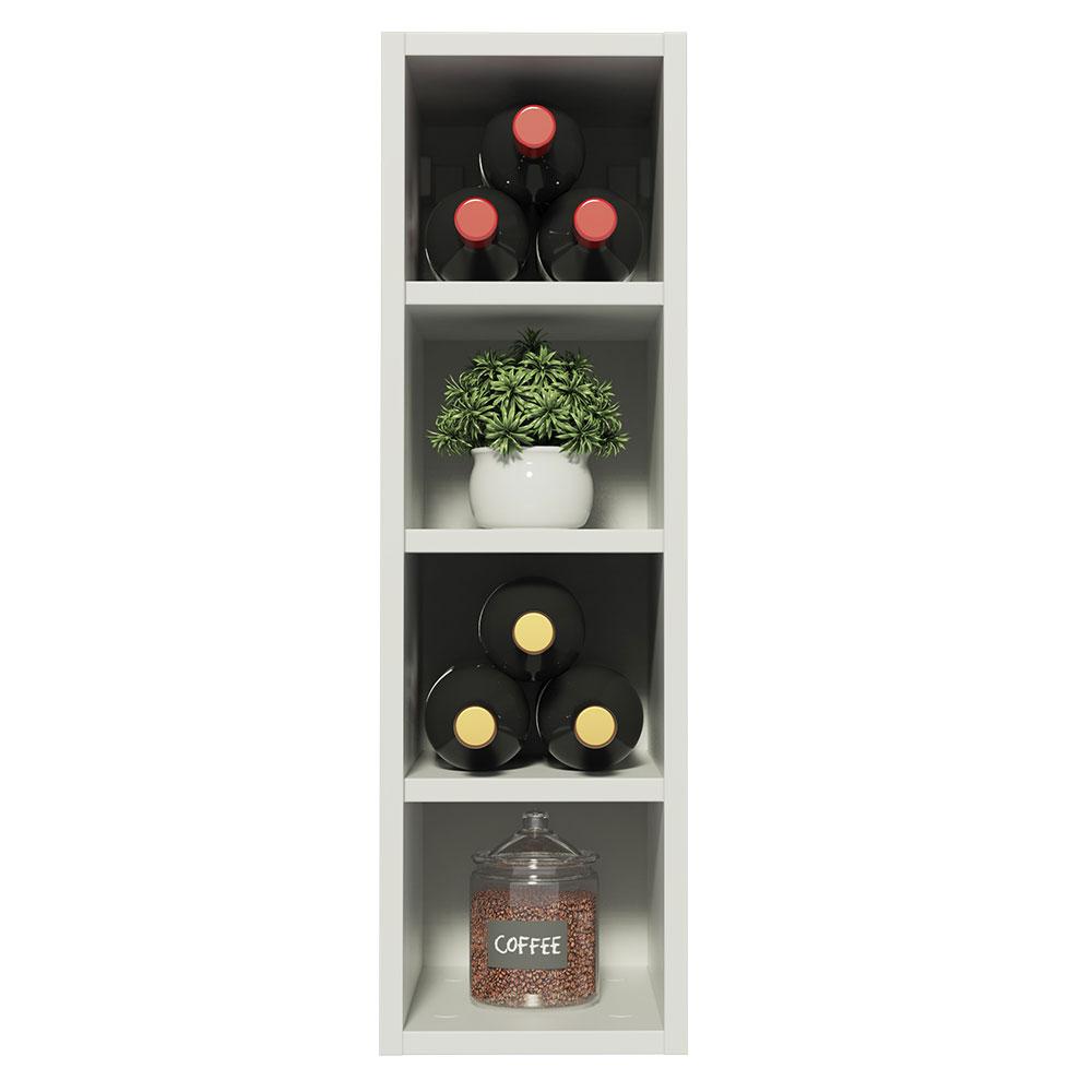 Adega Armário de Cozinha 100% MDF 20 cm Branco Acordes Madesa