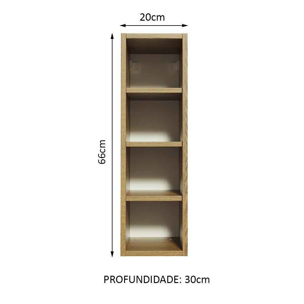 Adega Madesa 20 cm para Cozinhas Glamy, Reims e Agata - Rustic