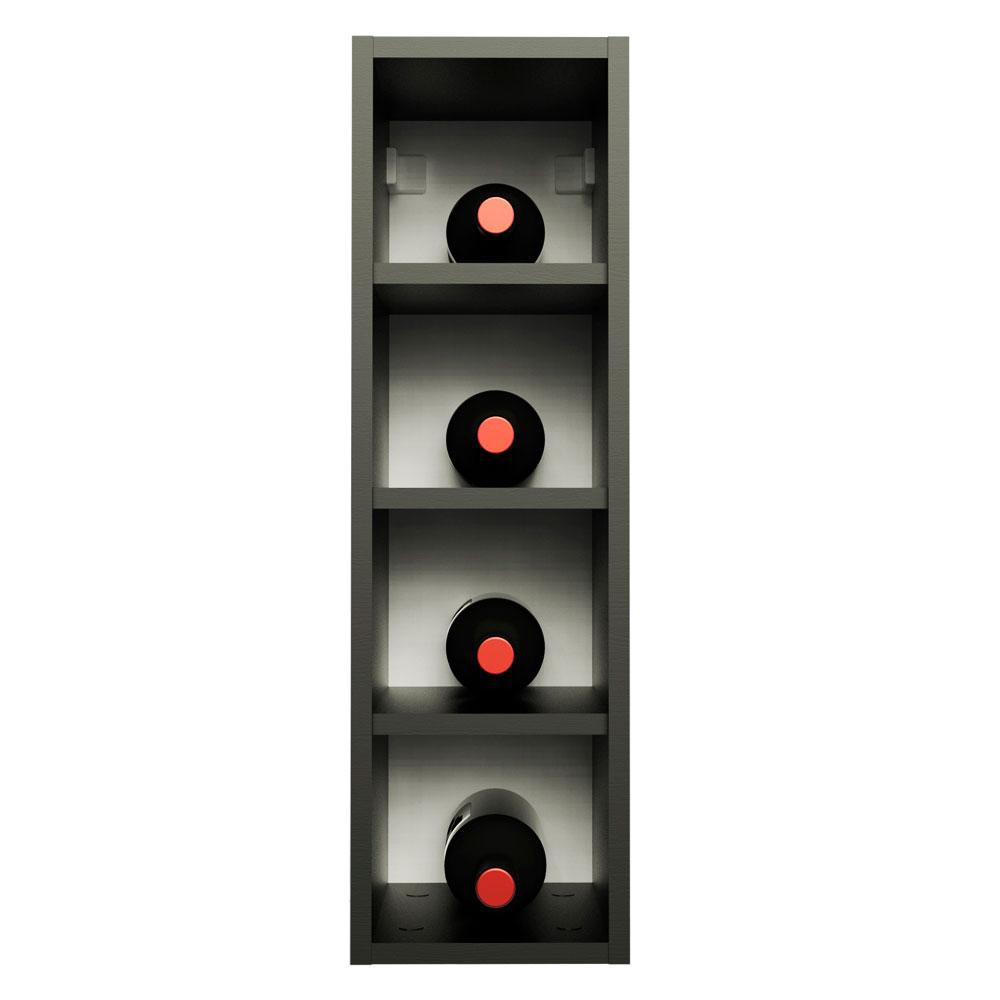 Adega Madesa 20 cm para Cozinhas Reims, Glamy e Agata - Preto