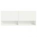 Armário Aéreo 120 cm 2 Portas 2 Nichos Branco para Área de Serviço Madesa