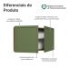 Armário Aéreo 120 cm 2 Portas Rustic/Verde Vik Madesa