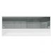 Armário Aéreo 120cm 2 Portas Correr Vidro Neutral 1 Nicho Branco para Cozinhas Glamy, Lux e Reims Madesa