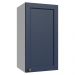 Armário Aéreo 35 cm 1 Porta Branco/Azul Vik Madesa