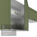 Armário Aéreo 40 cm 1 Porta Branco/Verde Vik Madesa