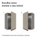 Armário Aéreo 40 cm 1 Porta Crema Nice Madesa