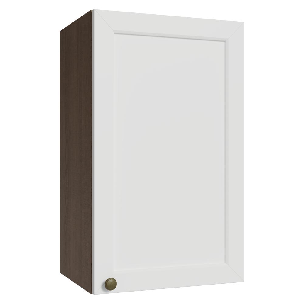 Armário Aéreo 40 cm 1 Porta Rustic/Branco Vik Madesa