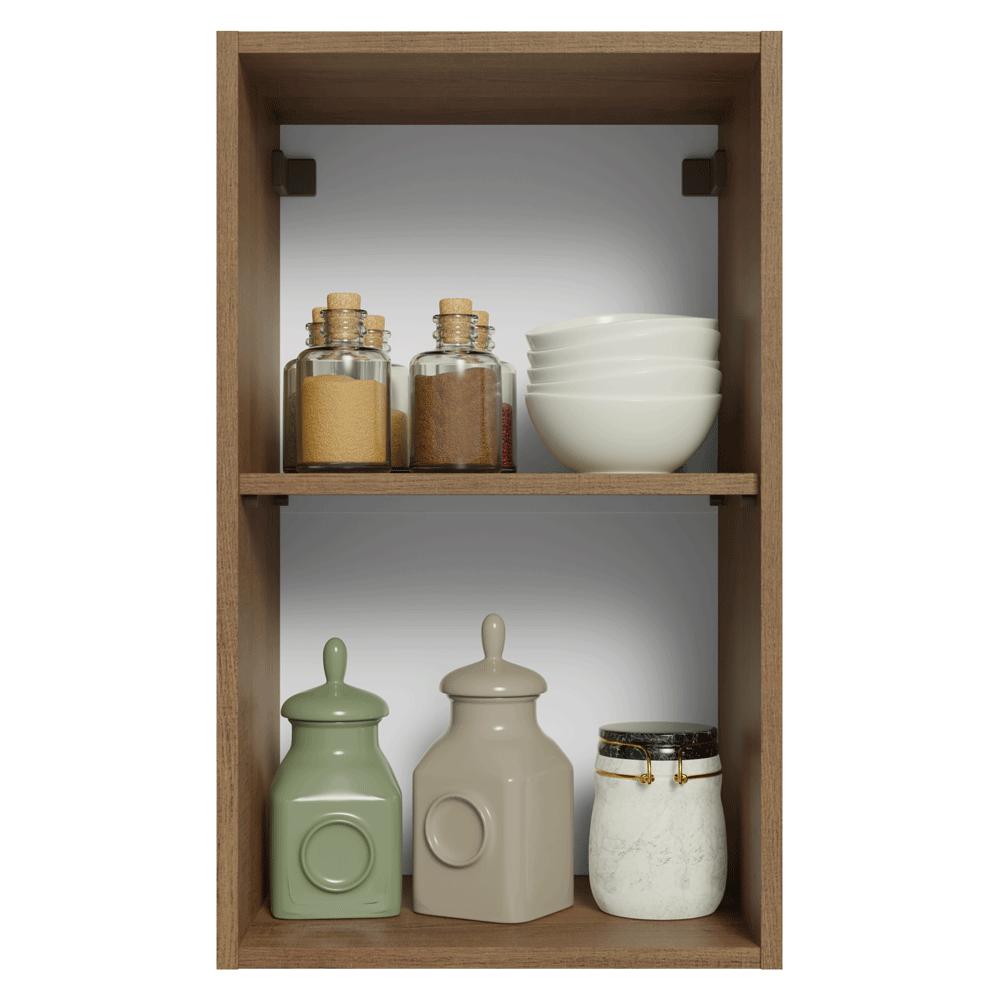 Armário Aéreo 40 cm 1 Porta Rustic/Verde Vik Madesa