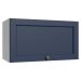 Armário Aéreo 60 cm 1 Porta Basculante Branco/Azul Vik Madesa
