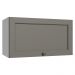 Armário Aéreo 60 cm 1 Porta Basculante Branco/Cinza Vik Madesa