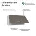 Armário Aéreo 60 cm 1 Porta Basculante Branco/Cinza Vik Madesa
