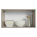 Armário Aéreo 60 cm 1 Porta Basculante Crema Nice Madesa