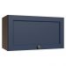 Armário Aéreo 60 cm 1 Porta Basculante Rustic/Azul Vik Madesa