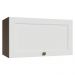 Armário Aéreo 60 cm 1 Porta Basculante Rustic/Branco Vik Madesa