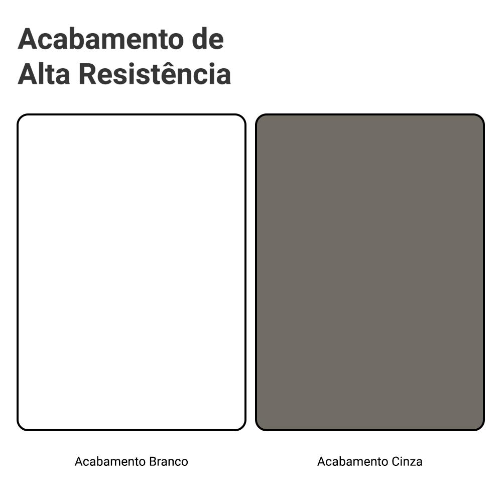 Armário Aéreo 60 cm 1 Porta Basculante Rustic/Cinza Vik Madesa