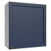 Armário Aéreo 60 cm 1 Porta Branco/Azul Vik Madesa