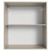 Armário Aéreo 60 cm 1 Porta Crema Nice Madesa