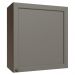 Armário Aéreo 60 cm 1 Porta Rustic/Cinza Vik Madesa