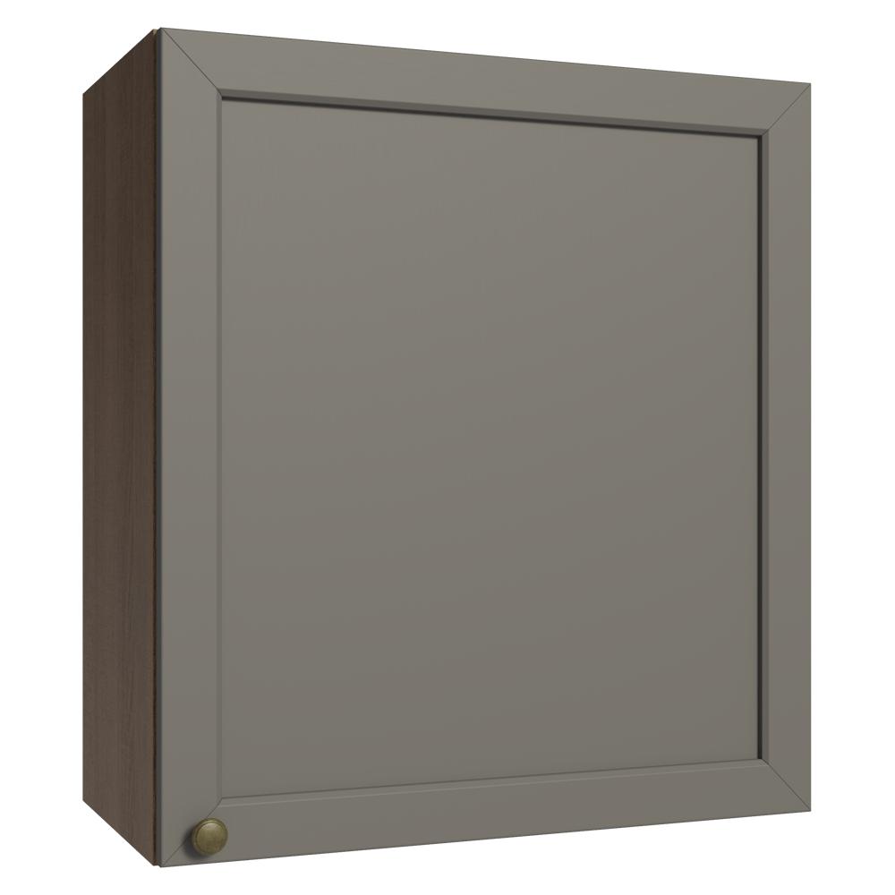 Armário Aéreo 60 cm 1 Porta Rustic/Cinza Vik Madesa