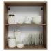 Armário Aéreo 60 cm 1 Porta Rustic/verde Vik Madesa