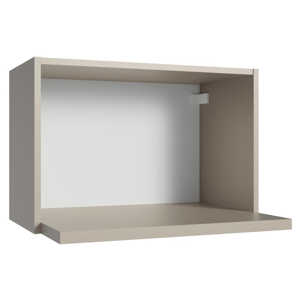 Armário Aéreo 60 cm Nicho para Microondas/Forno Elétrico Crema Nice Madesa