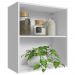Armário Aéreo 60 cm com 2 Nichos Abertos para Cozinha Madesa Lux, Glamy, Agata, Stella - Branco