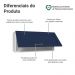 Armário Aéreo 70 cm 1 Porta Basculante Branco/Azul Vik Madesa