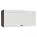 Armário Aéreo 70 cm 1 Porta Basculante Rustic/Branco Vik Madesa