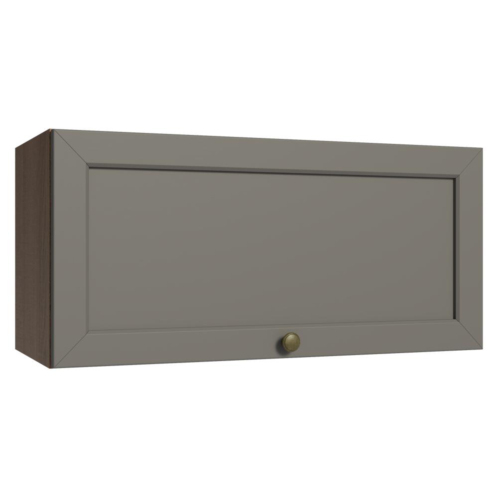 Armário Aéreo 70 cm 1 Porta Basculante Rustic/Cinza Vik Madesa