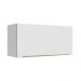 Armário Aéreo 70 cm 1 Porta Branco/Branco Veludo Lux Madesa