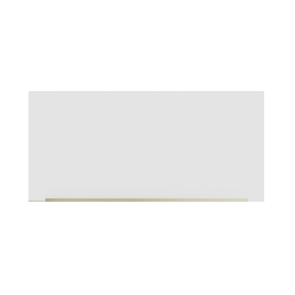Armário Aéreo 70 cm 1 Porta Branco/Branco Veludo Lux Madesa