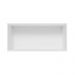 Armário Aéreo 70 cm 1 Porta Branco/Branco Veludo Lux Madesa