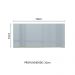 Armário Aéreo 70 cm 1 Porta Branco/Cinza Lux Madesa