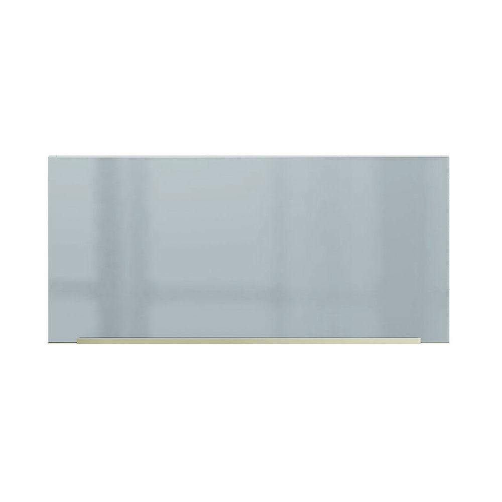 Armário Aéreo 70 cm 1 Porta Branco/Cinza Lux Madesa