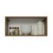 Armário Aéreo 70 cm 1 Porta Rustic/Preto Lux Madesa