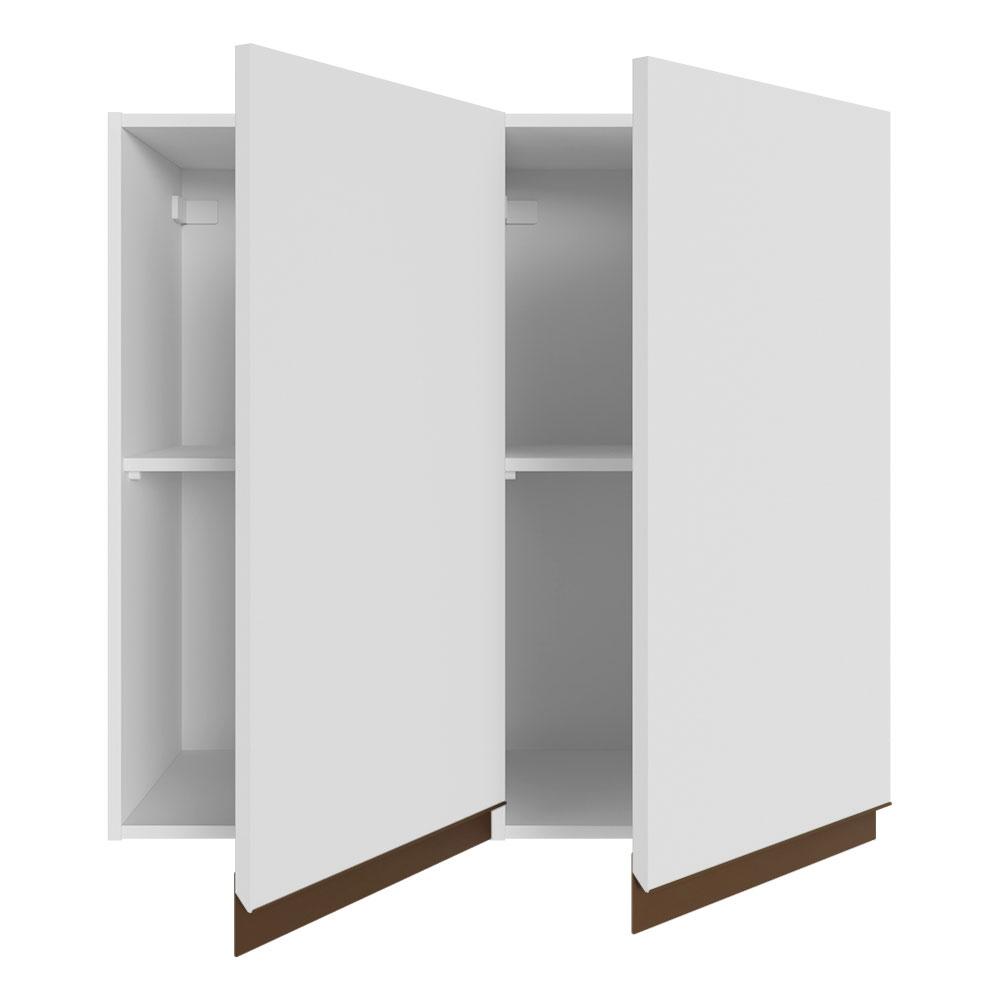 Armário Aéreo 70 cm 2 Portas Branco Reims Madesa