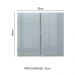 Armário Aéreo 70 cm 2 Portas Branco/Cinza Lux Madesa
