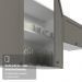 Armário Aéreo 70 cm 2 Portas Branco/Cinza Vik Madesa