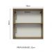 Armário Aéreo 70 cm 2 Portas Rustic Glamy Madesa