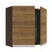 Armário Aéreo 70 cm 2 Portas Rustic Glamy Madesa