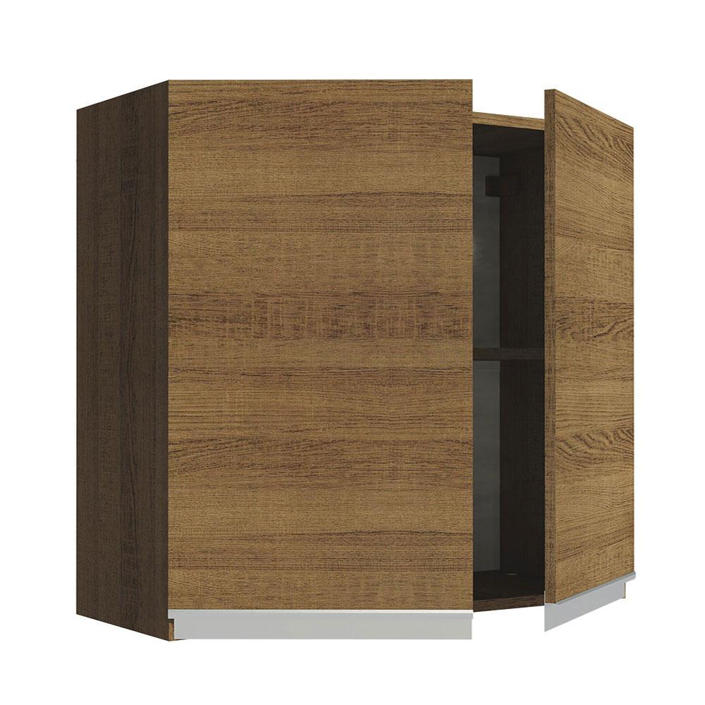 Armário Aéreo 70 cm 2 Portas Rustic Glamy Madesa