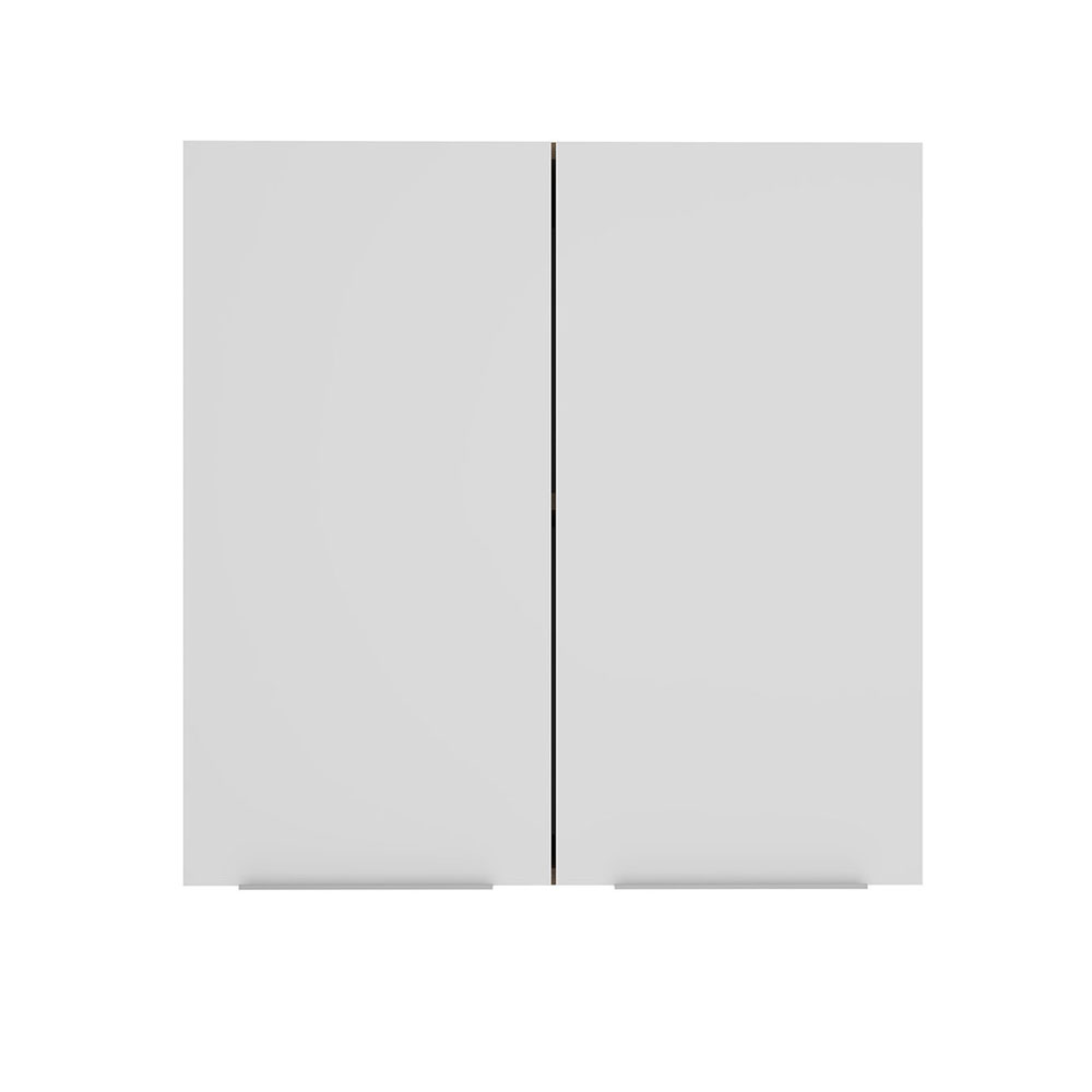 Armário Aéreo 70 cm 2 Portas Rustic/Branco Stella Madesa