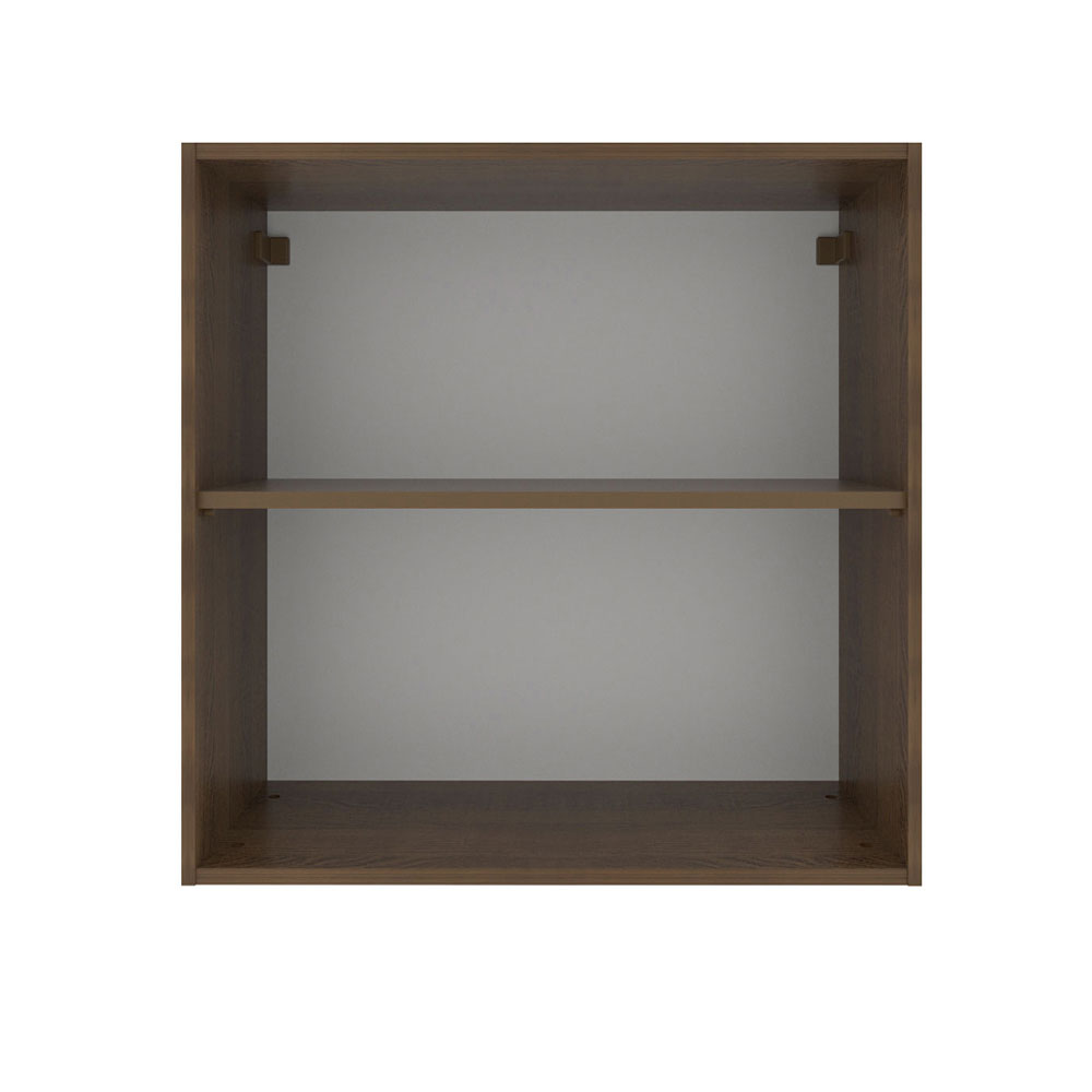 Armário Aéreo 70 cm 2 Portas Rustic/Branco Stella Madesa