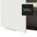 Armário Aéreo 70 cm 2 Portas Rustic/Branco Stella Madesa