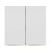 Armário Aéreo 70 cm 2 Portas Rustic/Branco Veludo Lux Madesa