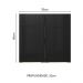 Armário Aéreo 70 cm 2 Portas Rustic/Preto Lux Madesa