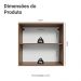Armário Aéreo 70 cm 2 Portas Rustic/Verde Vik Madesa