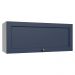 Armário Aéreo 80 cm 1 Porta Basculante Branco/Azul Vik Madesa