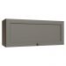 Armário Aéreo 80 cm 1 Porta Basculante Rustic/Cinza Vik Madesa